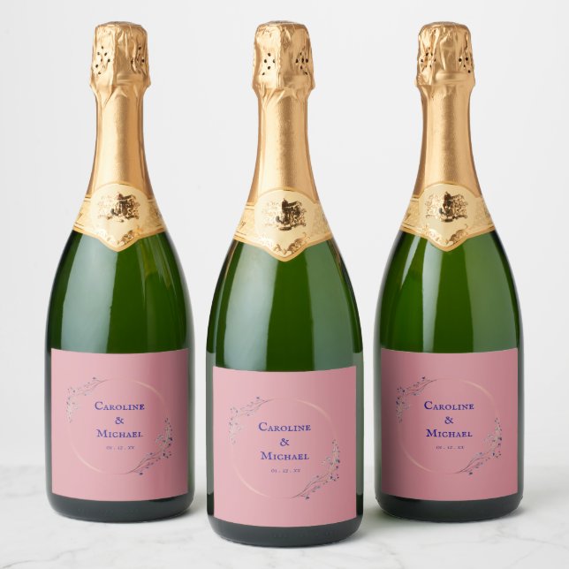 Wedding Drinks Bottle Label Set (Bottles)