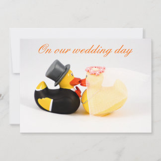 Wedding ducks