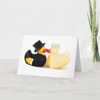 Wedding ducks 2 card