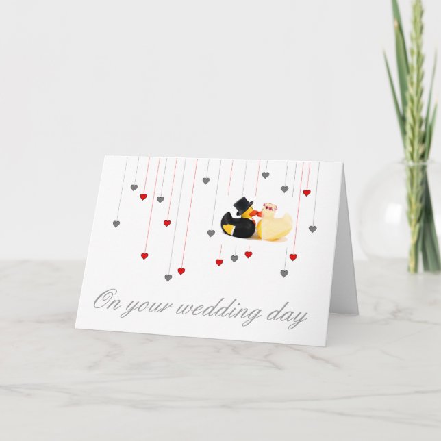 Wedding ducks 4 card (Front)