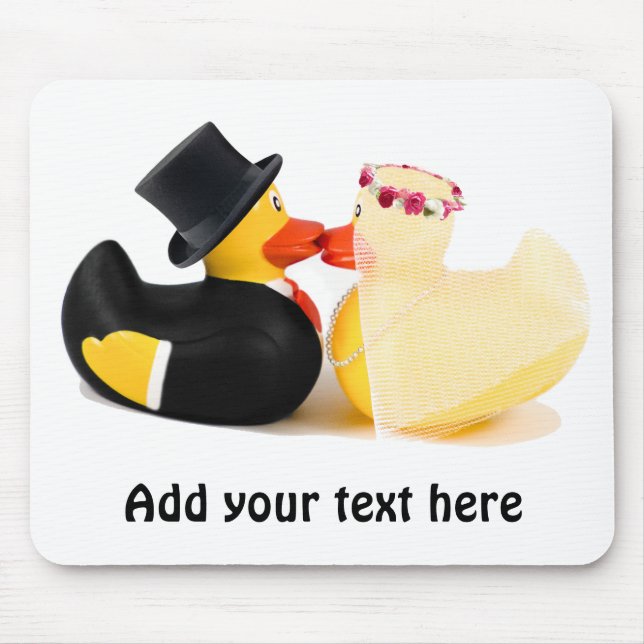 Wedding ducks 4 mouse pad (Front)