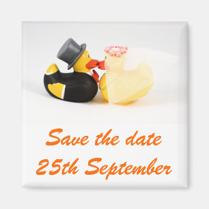 Wedding ducks ... Magnet