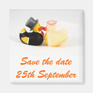 Wedding ducks ... Magnet