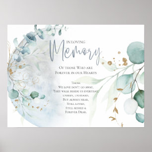 Wedding   Dusty Blue Over the Moon in Love Poster