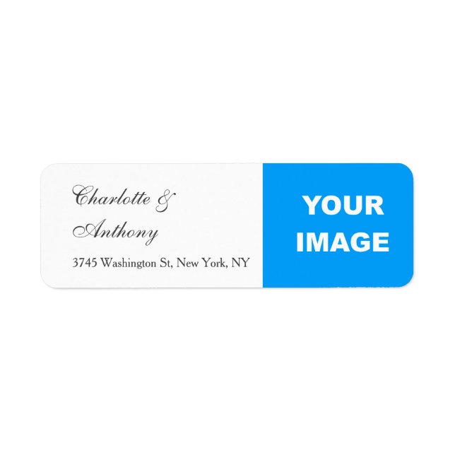 Wedding Elegant Creative Add Your Photo Image Logo (Front)