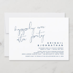Wedding Elopement, Happily Ever After Party Invita Invitation