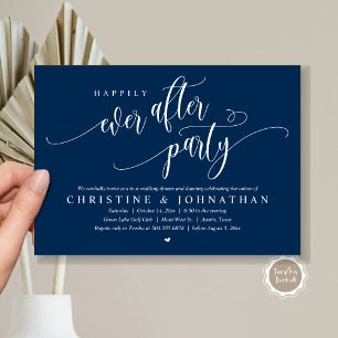 Wedding Elopement, Happily Ever After Party  Invitation