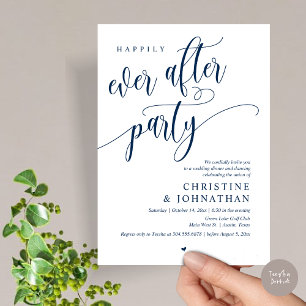 Wedding Elopement, Happily Ever After Party Invitation