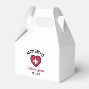Wedding Emergency Survival Hangover Recovery Kit Favor Box