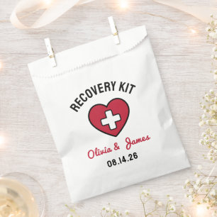 Wedding Emergency Survival Hangover Recovery Kit Favour Bag