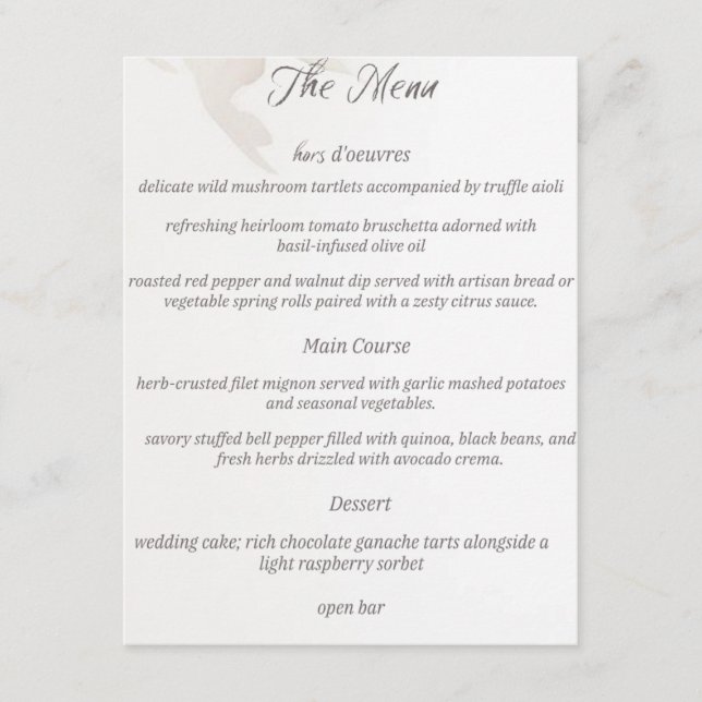 Wedding Enclosure Card (Front)