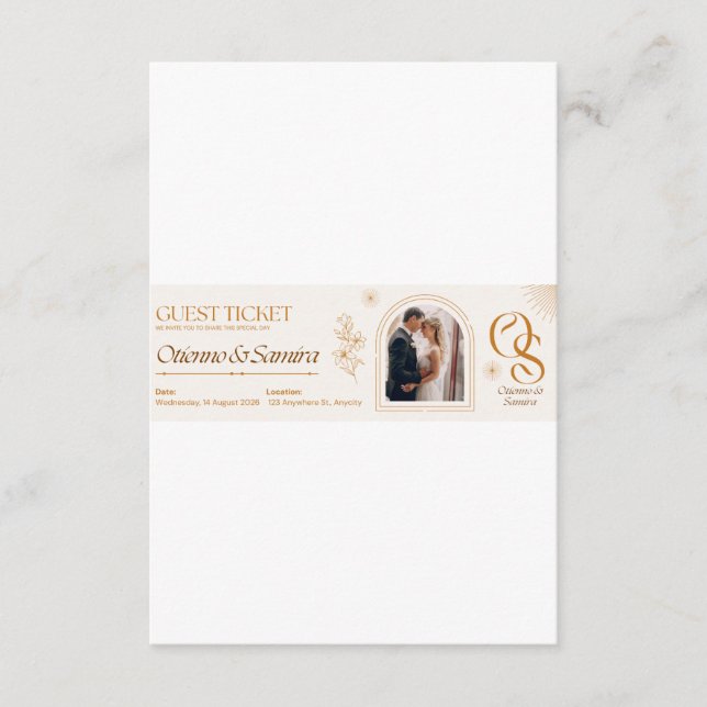 Wedding Enclosure Cards (Front)