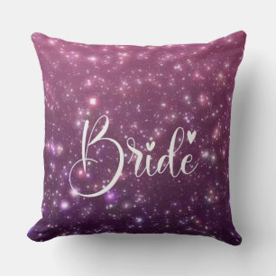 Wedding Engagement Gift for Bride to Be Throw Pillow