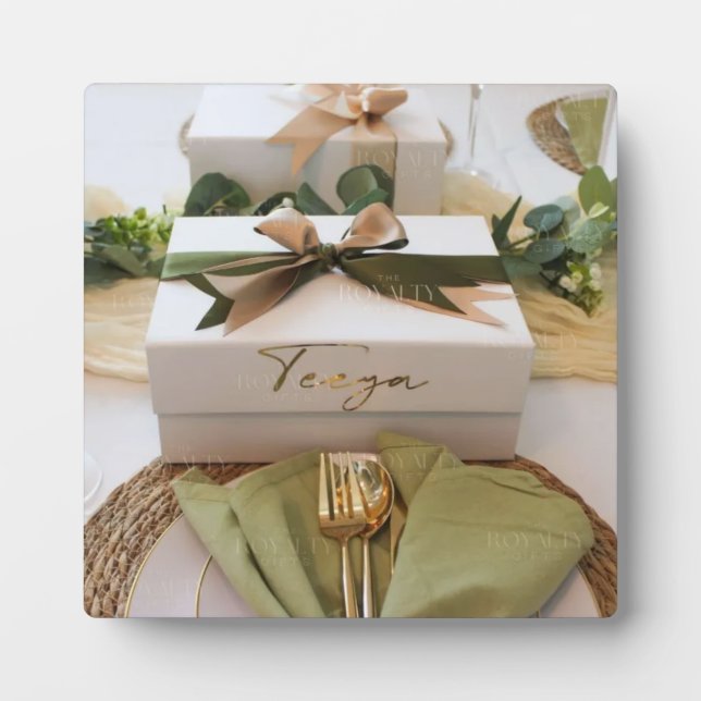 Wedding & Engagement Gifts Plaque (Front)