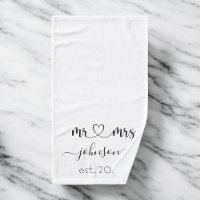 Wedding Engagement Heart Mr Mrs Personalized Name