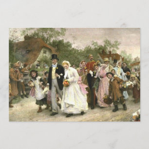 Wedding, engagement or bridal shower invitations