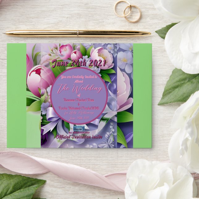 Wedding Env. 3h Violet(Horizon C)RFPMDesigns©️2024 Envelope (Wedding)