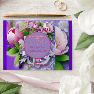 Wedding Env. 5d Violet(Horizon E)RFPMDesigns©️2024 Envelope