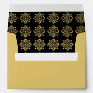Wedding Envelop   Art Deco Gold Envelopes