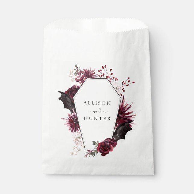 Wedding Envelope Seal | Halloween Favour Bag (Front)