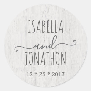 Wedding Envelope Seal   Rustic Romantic