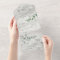 Wedding Eucalyptus botanical modern invite + rsvp