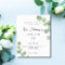 Wedding eucalyptus greenery invitation