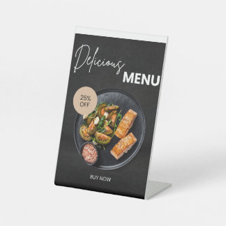 Wedding & Event Dinner Template Pedestal Sign