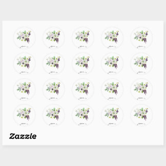 Wedding event personalized sticker