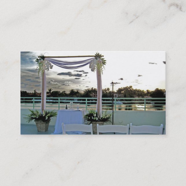 wedding, event planning, wedding planner business card (Front)