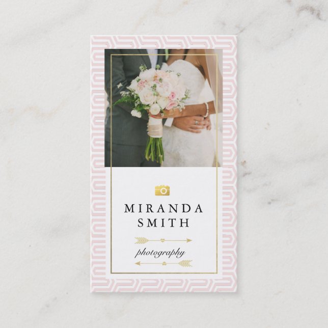 Wedding Events Photography Business Card (Front)