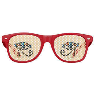 Wedding Eye of Horus Heritage On Papyrus  Retro Sunglasses
