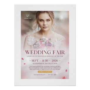 Wedding Fair Poster – Elegant Bridal Exhibition De
