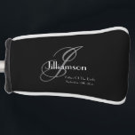 Wedding Father Of The Bride Gift Classic Monogram  Golf Head Cover<br><div class="desc">Bridal Party Gifts Wedding Father Of The Bride Gift Classic Monogram Putter Cover. Click personalize this template to customize it with the Monogram last name Initial, the first name, and the wedding date quickly and easily. Wedding Father Of The Bride Gift Classic Monogram Golf Head Cover, is part of the...</div>