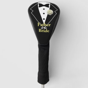 Wedding Father of the Groom Tuxedo Personalized Golf Head Cover