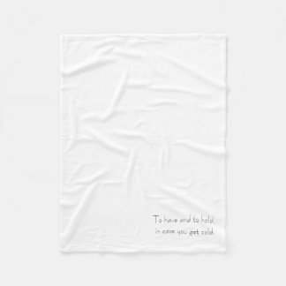 Wedding Favor Blanket