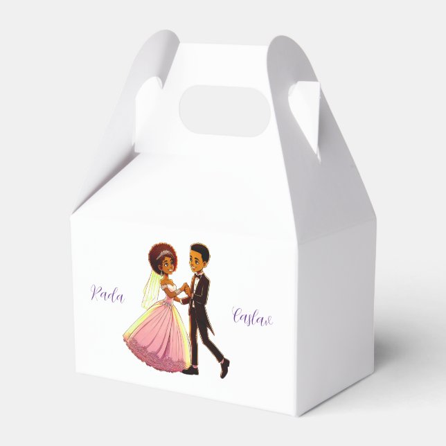 wedding favor box (Front Side)
