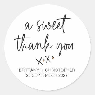 Wedding Favor Sticker Reception Favors for Guests