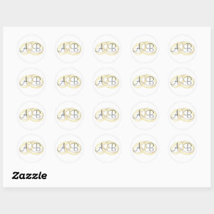 Wedding Favors Classic Round Sticker