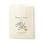 Wedding Favour Bag | Candy Kisses Mr. & Mrs.