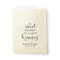 Wedding Favour Bag - Sweet Ending to New Beginning