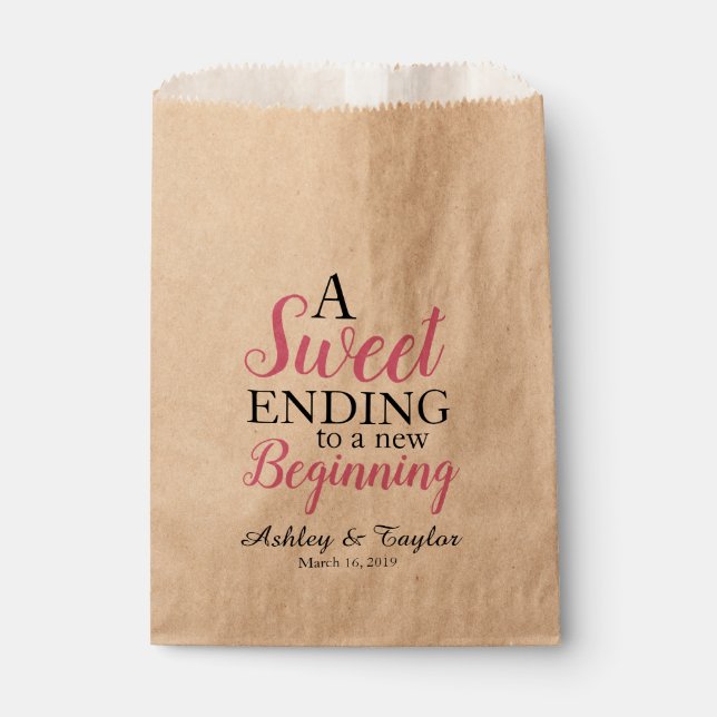 Wedding Favour Bags (Front)