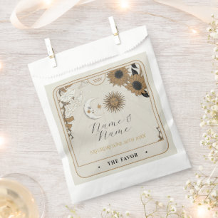 Wedding Favour Bags Tarot Cards Sun Moon