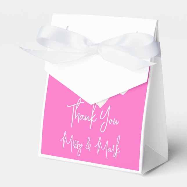 Wedding Favour Box (Front Side)