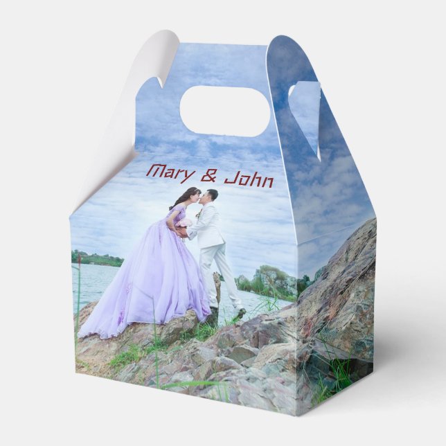 Wedding Favour Box (Front Side)