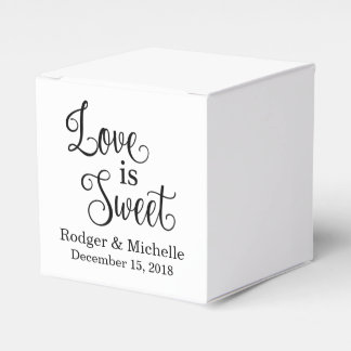 Wedding Favour Box - Love Is Sweet