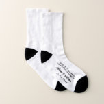 Wedding Favour Funny Dancing Feet Socks<br><div class="desc">Get your wedding guests out on the dance floor in these fun "these feet danced to love at the wedding of" socks. Personalize these souvenir keepsakes with your first names and wedding date.</div>