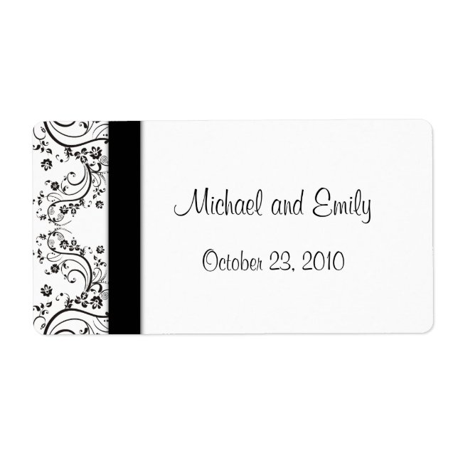 Wedding Favour Labels (Front)