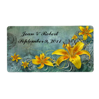 Wedding Favour Labels Vintage - Large