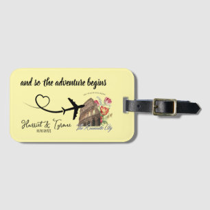 Wedding Favour Luggage Tags for destination weddin
